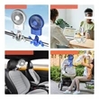 Rechargeable Tripod Clip-On, Handheld Fan | https://www.bestnamebadges.com