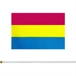 Mini Handheld Rainbow Pride Flag | https://www.bestnamebadges.com