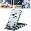 Slim Foldable Desk Cell Phone Stand | https://www.bestnamebadges.com
