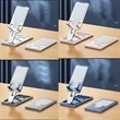 Slim Foldable Desk Cell Phone Stand | https://www.bestnamebadges.com