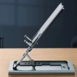 Slim Foldable Desk Cell Phone Stand | https://www.bestnamebadges.com
