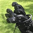 12Pcs Leather Golf Iron Head Covers Set | https://www.bestnamebadges.com