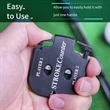 Mini Golf Score Shot Stroke Counter | https://www.bestnamebadges.com