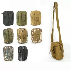 2 In 1 Tactical Waist Pouch with Shoulder Strap