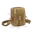 2 In 1 Tactical Waist Pouch with Shoulder Strap | https://www.bestnamebadges.com