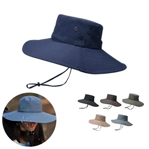 Waterproof Wide Brim Bucket Hat