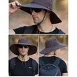 Waterproof Wide Brim Bucket Hat | https://www.bestnamebadges.com