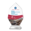 Nebraska VividPrint™ Award - White | https://www.bestnamebadges.com