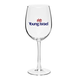 16 oz. ARC Cachet White Glasses W/ Custom Logo | https://www.bestnamebadges.com