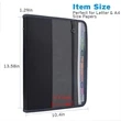 A4 Size 13 Pockets Zipper Closure Portable File Pouch | https://www.bestnamebadges.com
