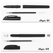 ABS Black 0.5mm Gel Ink | https://www.bestnamebadges.com