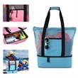 Mesh Tote Bag with Cooler Insulated | https://www.bestnamebadges.com