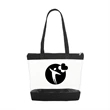 Basic Clear Zipper Tote | https://www.bestnamebadges.com