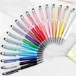 Crystal Ballpoint Touch Screen Pen | https://www.bestnamebadges.com