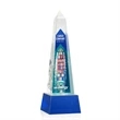Master Obelisk VividPrint™ Award on Base - Blue | https://www.bestnamebadges.com