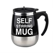 Stainless Steel Self Stirring Coffe Mug | https://www.bestnamebadges.com