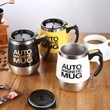 Stainless Steel Self Stirring Coffe Mug | https://www.bestnamebadges.com