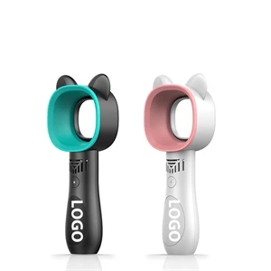 Cute Cat Rechargeable Leafless Fan