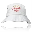 Lightweight Cotton Bucket Hat | https://www.bestnamebadges.com