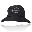 Lightweight Cotton Bucket Hat | https://www.bestnamebadges.com