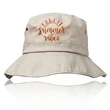 Lightweight Cotton Bucket Hat | https://www.bestnamebadges.com