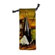 6" W X 15.5" H Wine Drawstring Bag | https://www.bestnamebadges.com