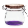 16 oz. Glass Candy Jars w/ Wire Wooden Lid | https://www.bestnamebadges.com