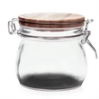 16 oz. Glass Candy Jars w/ Wire Wooden Lid | https://www.bestnamebadges.com