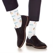 Custom Dye Sublimation Dress Socks | https://www.bestnamebadges.com