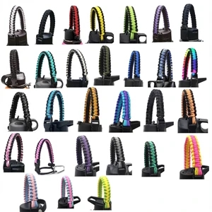 Paracord Handle Fits Wide Mouth Bottles 12Oz To 64Oz
