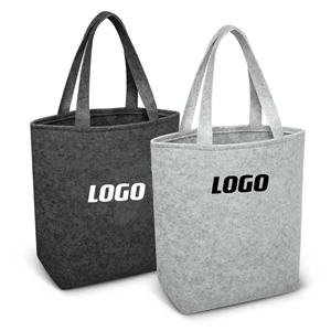 Felt Shopping Bag | https://www.bestnamebadges.com