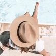 Summer Beach Sun Straw Hat Upf50+ | https://www.bestnamebadges.com