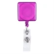 Square-Shaped Retractable Badge Holder | https://www.bestnamebadges.com