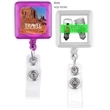 Square-Shaped Retractable Badge Holder | https://www.bestnamebadges.com