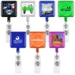 Square-Shaped Retractable Badge Holder | https://www.bestnamebadges.com