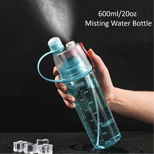 Misting Water Bottle 600Ml 20Oz