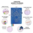 A5 Calendar Bronzing Notepad | https://www.bestnamebadges.com