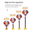 Toy Basketball Set For Kids | https://www.bestnamebadges.com