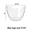Ice Bucket Clear Acrylic | https://www.bestnamebadges.com