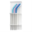 4-Piece Straw Pack with Brush | https://www.bestnamebadges.com
