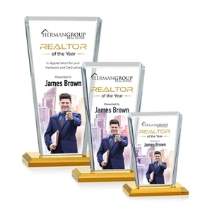 Chatham VividPrint™ Award - Amber | https://www.bestnamebadges.com