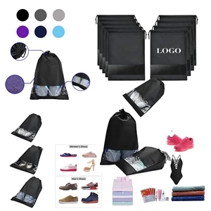 Dustproof & Waterproof Drawstring Storage Shoe Bag