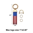 Leather Car Keychain | https://www.bestnamebadges.com