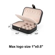 Small Portable Leather Travel Case | https://www.bestnamebadges.com