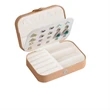 Small Portable Leather Travel Case | https://www.bestnamebadges.com