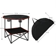 Portable Camping Table With 4 Cup Holders | https://www.bestnamebadges.com