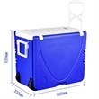 Multi Function Outdoor Cooler Picnic Camping Table 2 Chairs | https://www.bestnamebadges.com