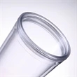 Double-Walled Transparent Drinking Cup | https://www.bestnamebadges.com
