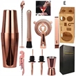 10Pcs Cocktail Shaker Set | https://www.bestnamebadges.com
