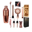 10Pcs Cocktail Shaker Set | https://www.bestnamebadges.com